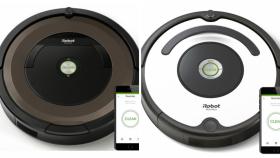 A la izquierda, el roomba 896; a la derecha, el roomba 675.