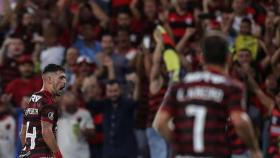 El Flamengo celebra la victoria