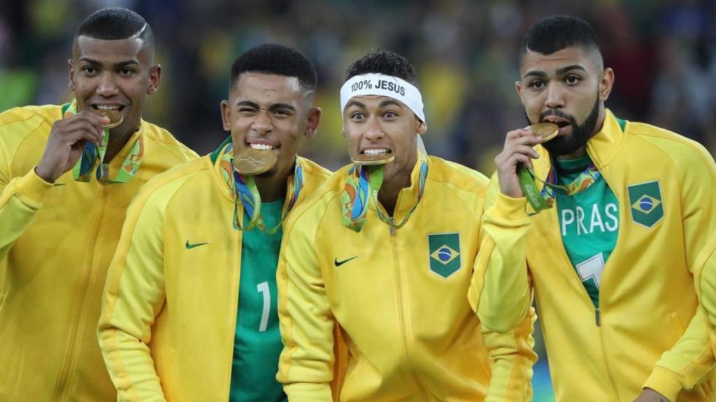 Neymar fue uno de los jugadores que ganó el oro de Brasil en Rio 2016