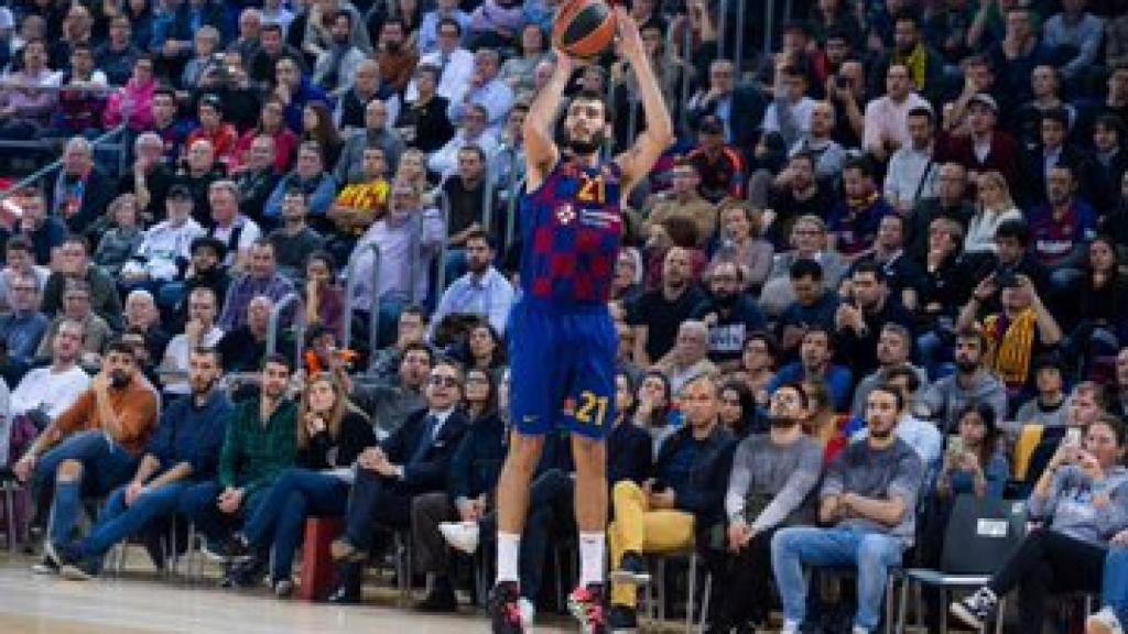 Álex Abrines, durante un momento del partido