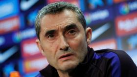 Ernesto Valverde, en rueda de prensa de La Liga