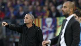 Mourinho y Guardiola, en El Clásico