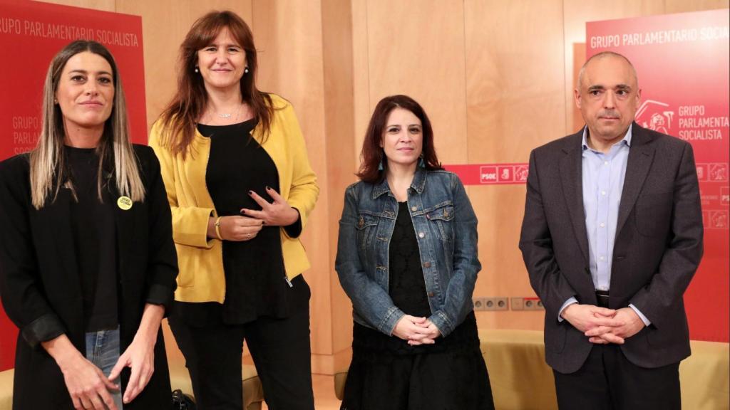 El encuentro entre PSOE y JxCat se ha producido en el Congreso