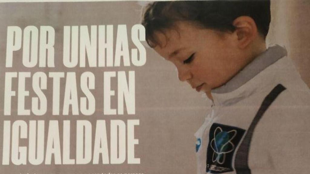 Imagen utilizada para la campaña ‘Festas en Igualdade’