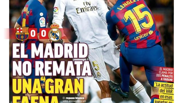 Portada MARCA (19/12/2019)