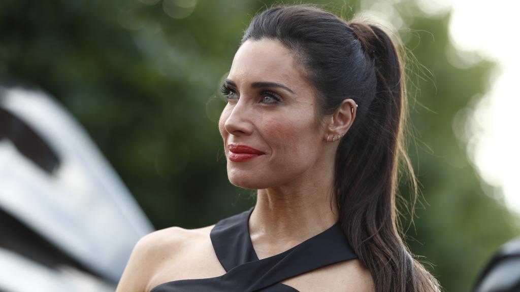 Pilar Rubio, con una coleta alta que siempre favorece.