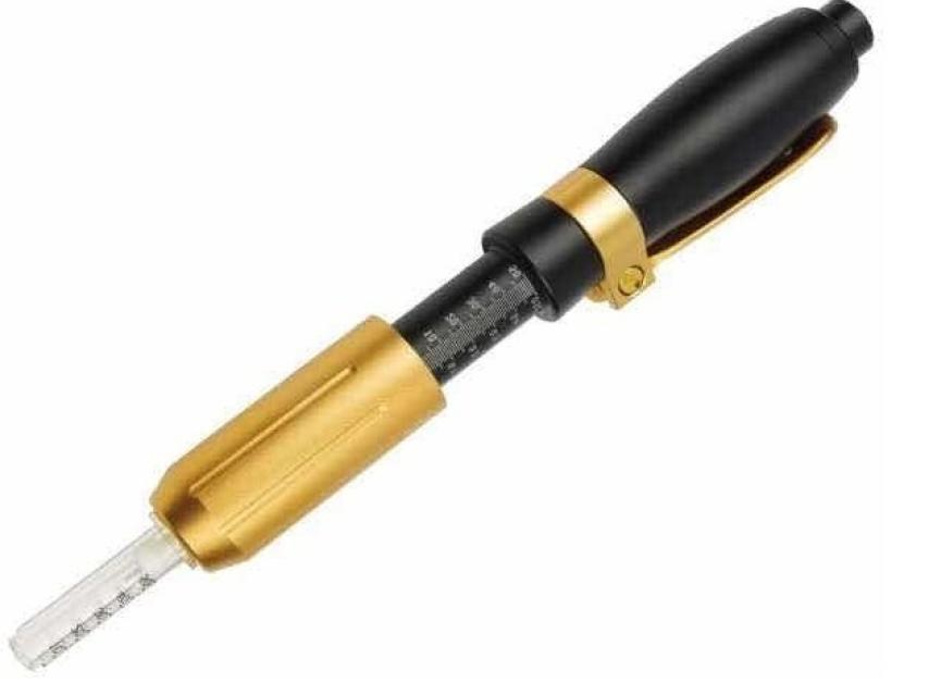 Así es el hyaluronic pen.