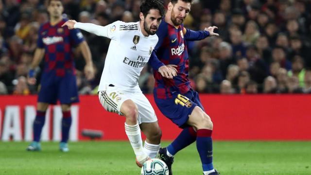 Isco y Messi, en El Clásico 2019/2020