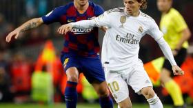 Modric y Rakitic, en El Clásico