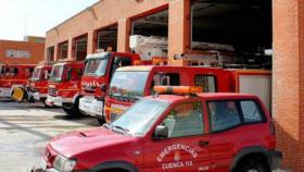 Bomberos de Cuenca, en una imagen de archivo