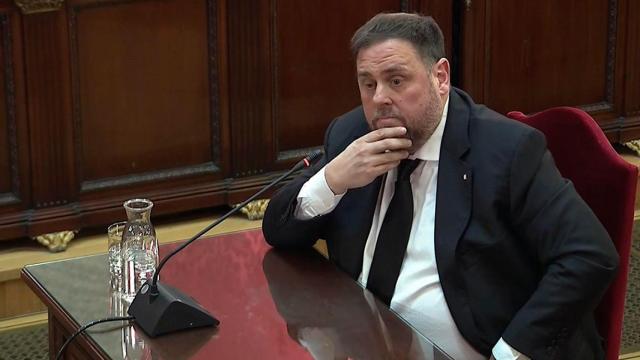 El exvicepresidente de la Generalitat, Oriol Junqueras