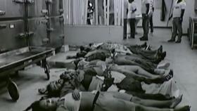 La última fotode Juantxu Rodríguez, en depósito de cadáveres, tras la invasión de Panamá por EEUU.