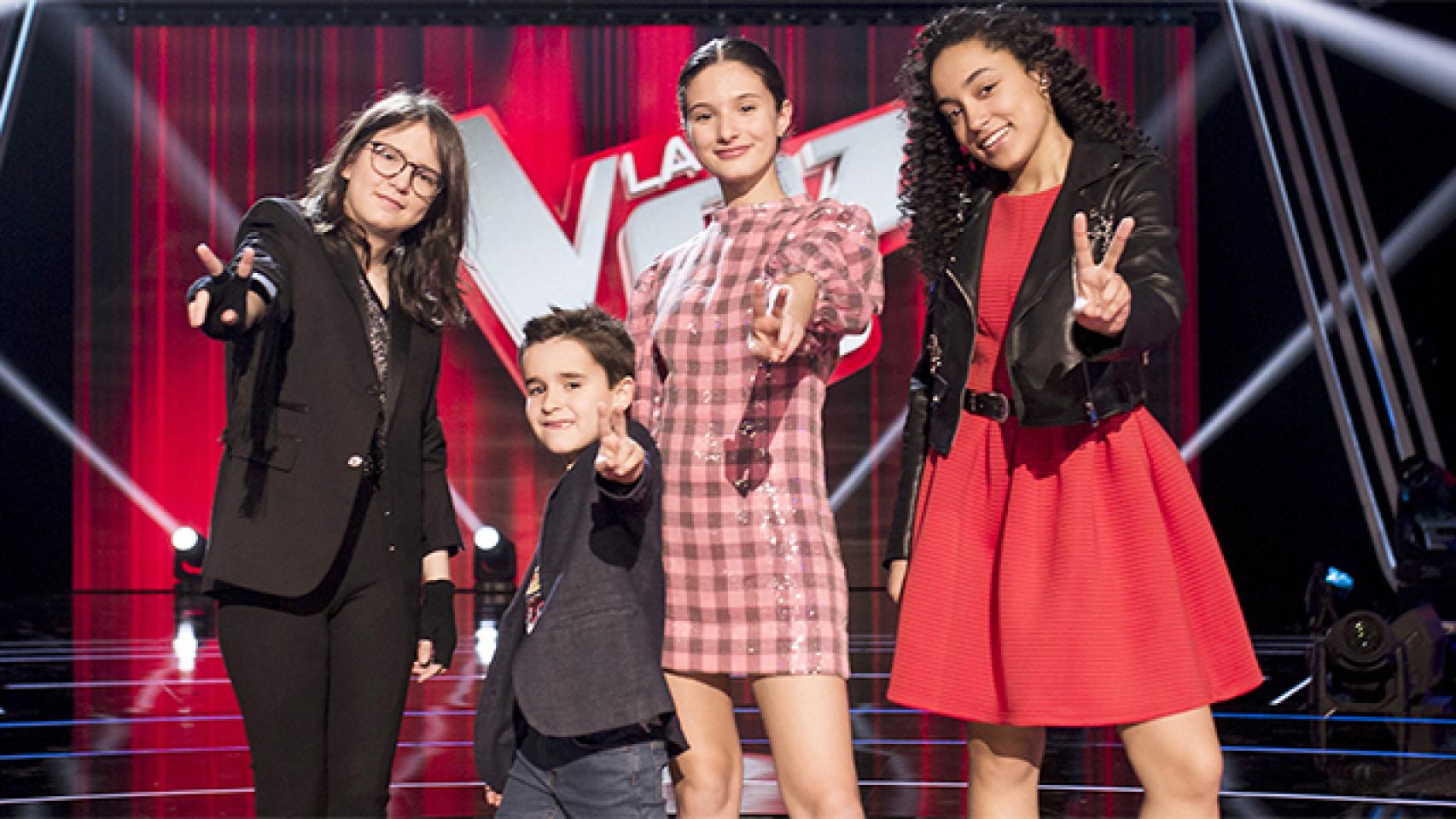 ‘La Voz Kids’ tiene sus primeros cuatro finalistas en Antena 3