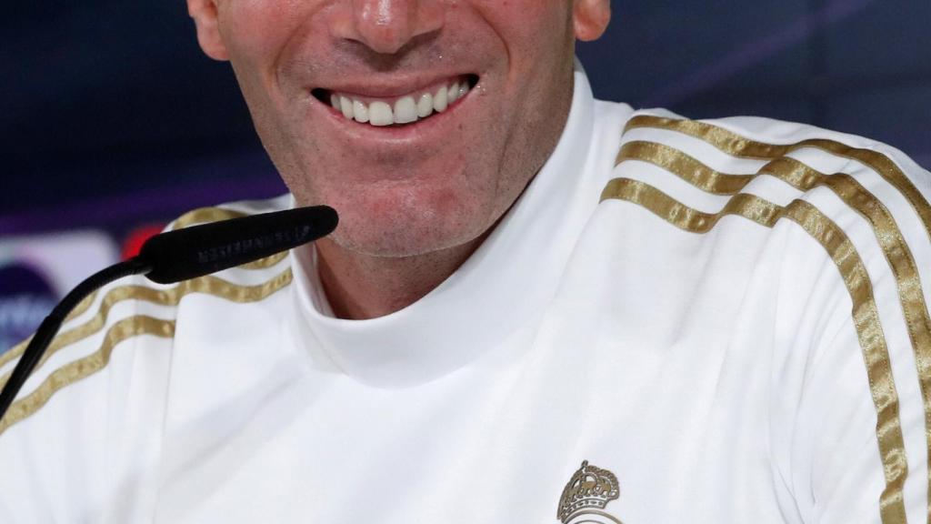 Zinedine Zidane, en rueda de prensa