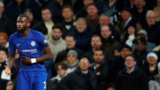 Rudiger en el Tottenham - Chelsea