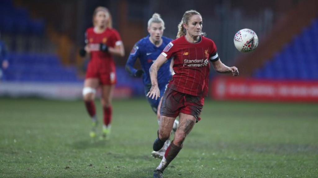 Futbolistas en el Liverpool Ladies - Chelsea femenino