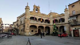 Fachada del Ayuntamiento de Ciudad Rodrigo, en Salamanca