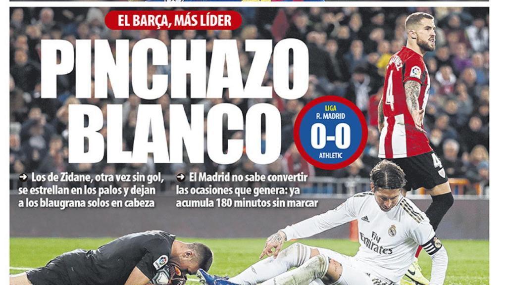 La portada del diario Mundo Deportivo (23/12/2019)