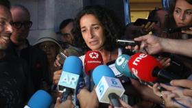 Patricia Ramírez , madre del niño Gabriel Cruz, a la salida de la Audiencia Provincial de Almería.