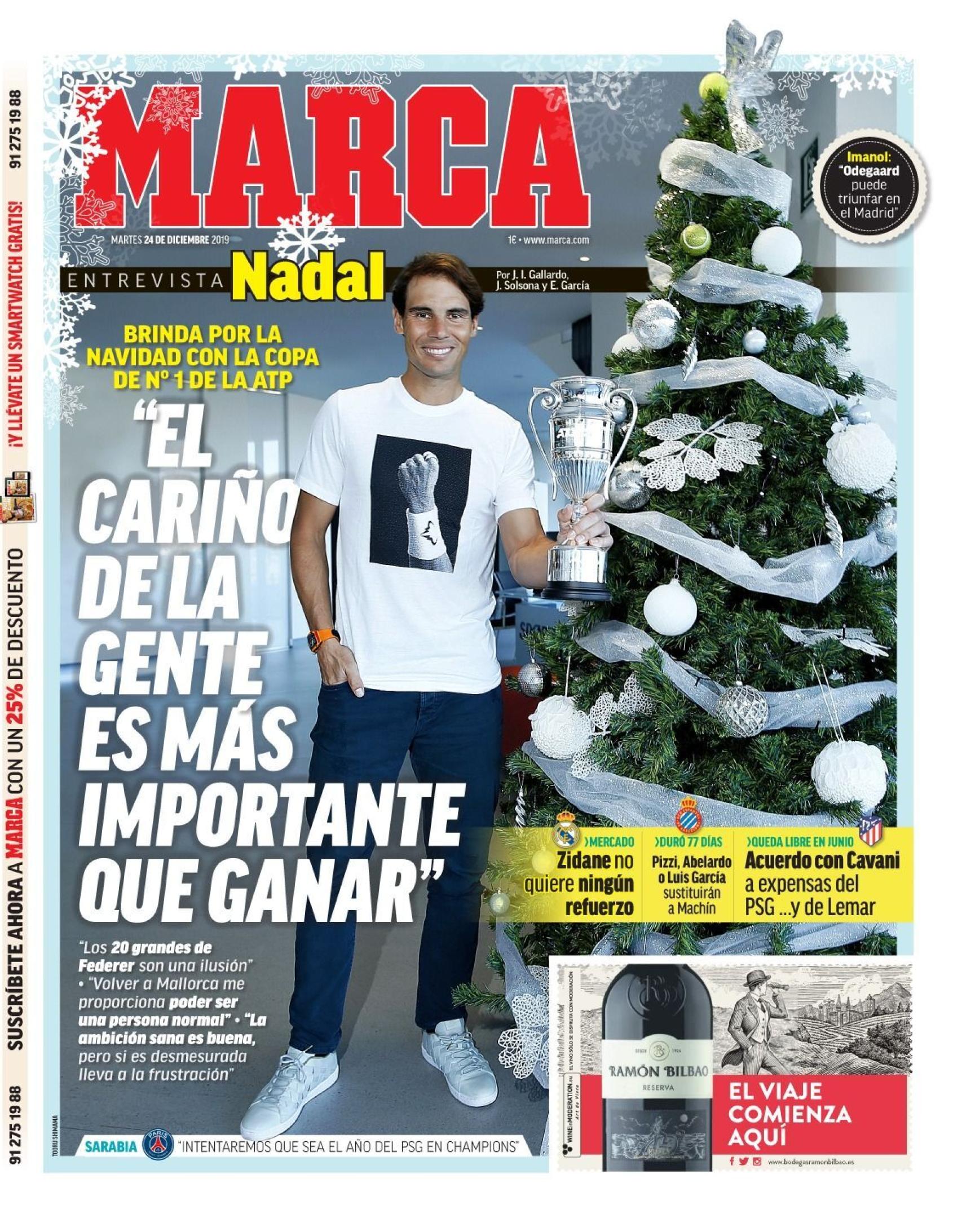 Portada MARCA (24/12/2019)