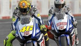 Valentino Rossi y Jorge Lorenzo