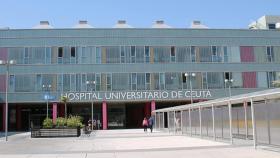 Imagen exterior del Hospital Universitario de Ceuta.