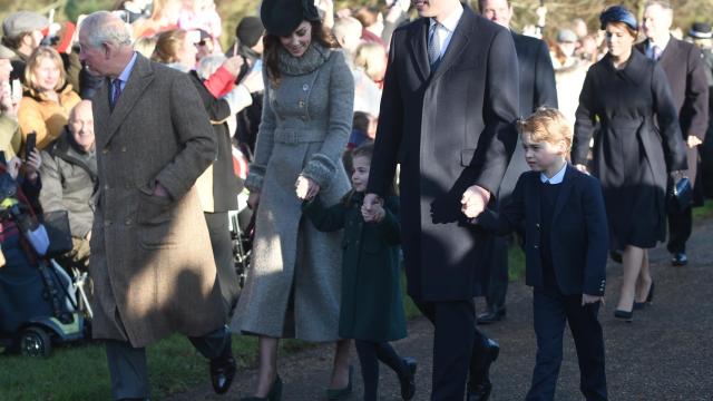 La Familia Real británica no ha querido perderse la misa de Navidad.