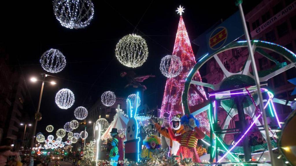Las luces de Navidad de Vigo.