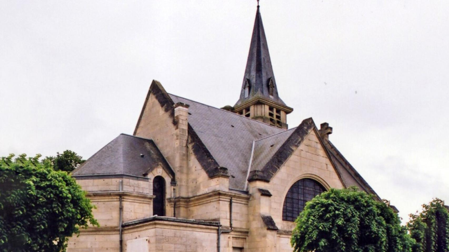 Una iglesia en Carlepont, Francia.