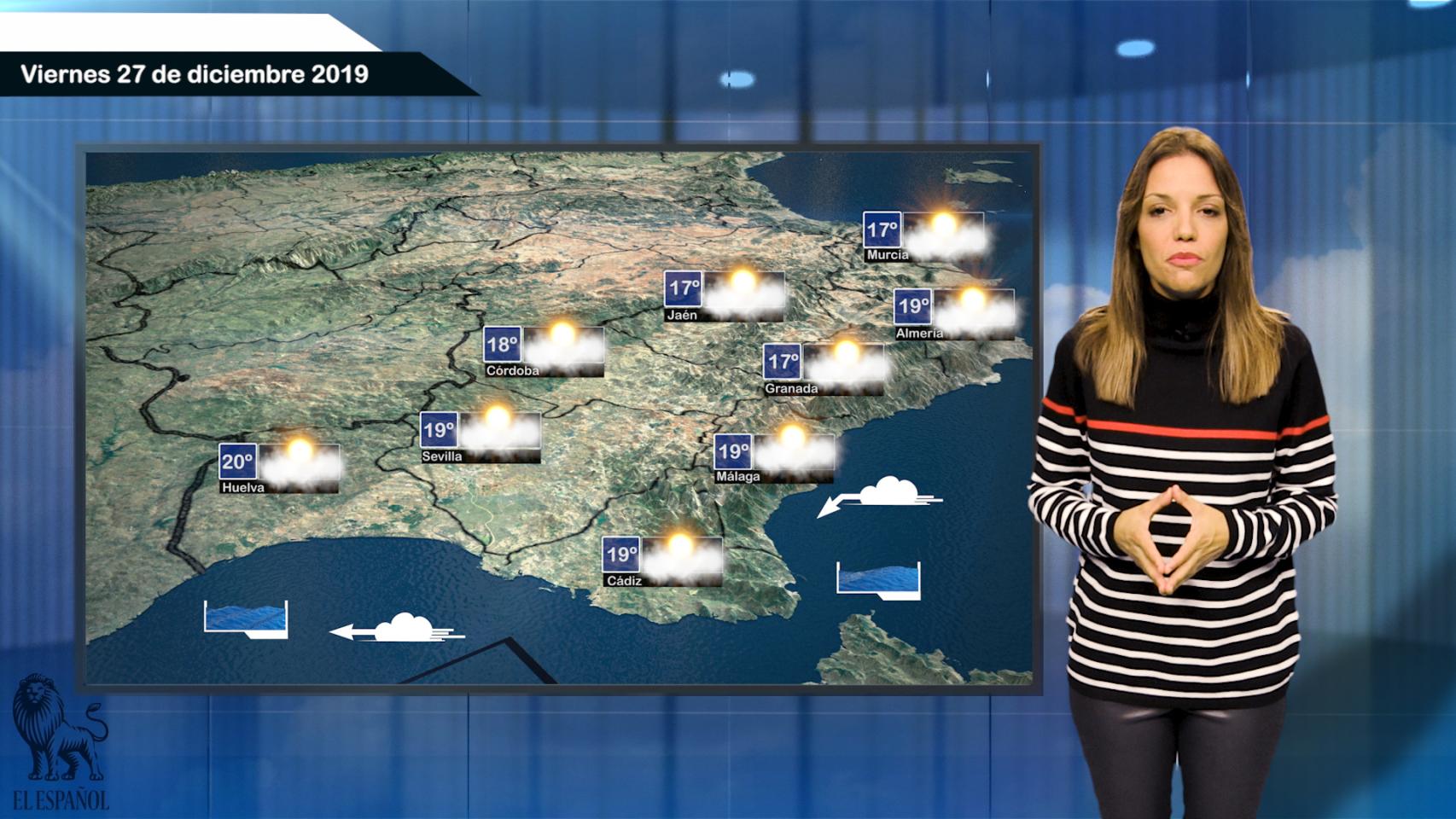 El tiempo: pronóstico para el viernes 27 de diciembre