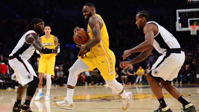 LeBron James, contra los Clippers