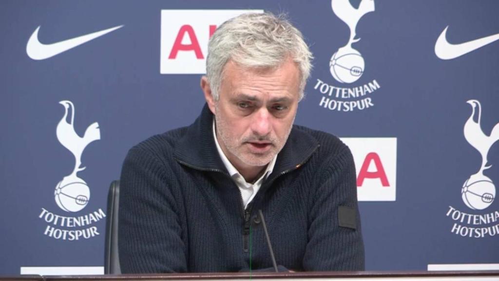 José Mourinho en rueda de prensa