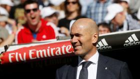 Zinedine Zidane, en el Santiago Bernabéu