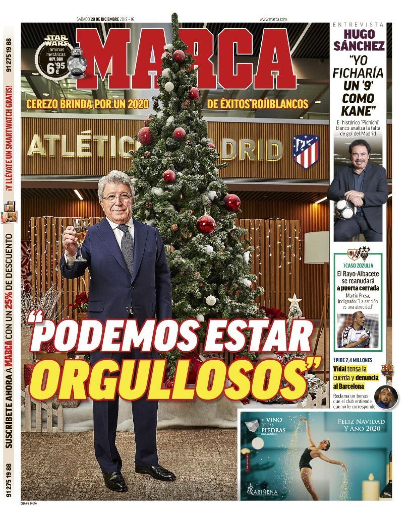 Portada MARCA (28/12/2019)