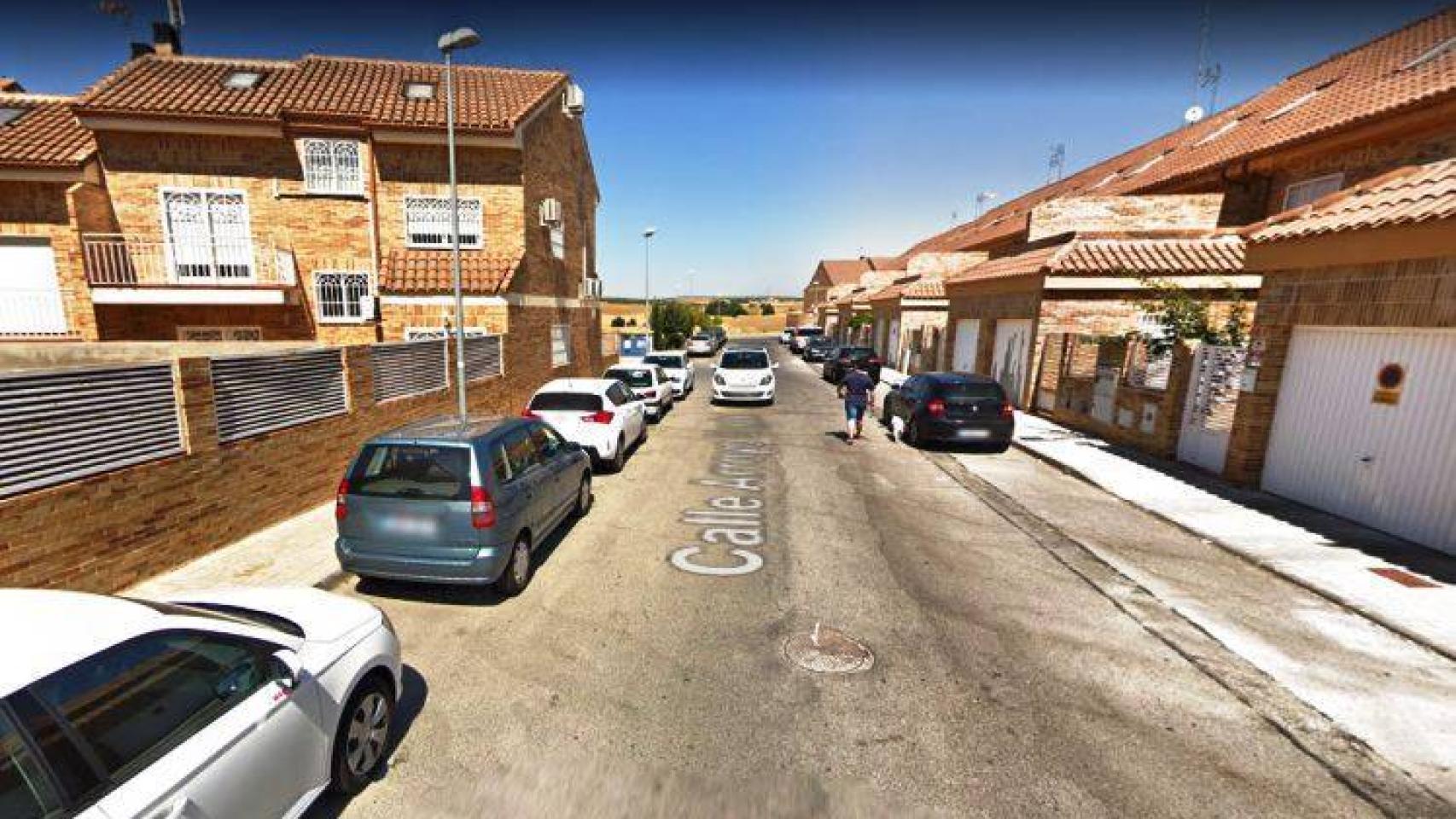 Calle Arroyo Cordel, en Yuncos (Foto: Google)