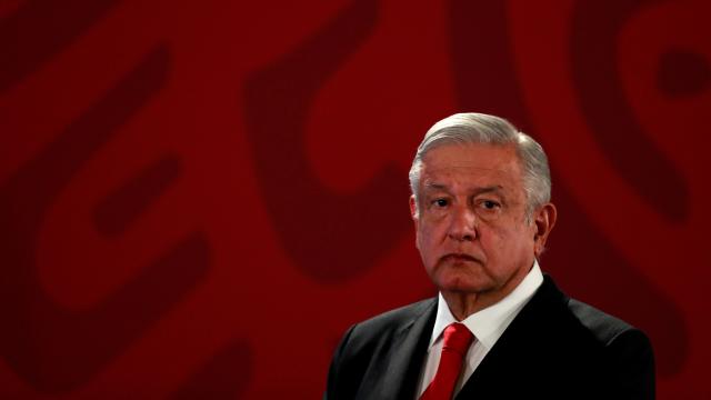 El presidente mexicano, Andrés Manuel López Obrador, durante una conferencia en Ciudad de México.