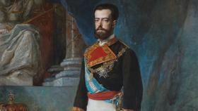 Retrato de Amadeo I, pintado por Vicente Palmaroli y González.