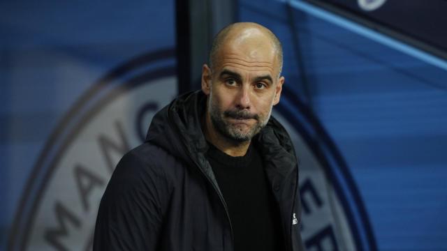 Pep Guardiola, con el Manchester City