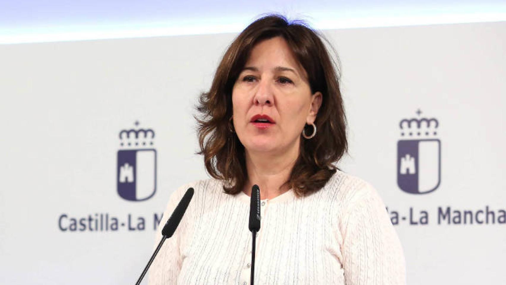 Blanca Fernández, portavoz del Gobierno de Castilla-La Mancha (Foto: Ó. HUERTAS)