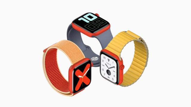 Un Apple Watch Series 5 rojo llegaría en 2020