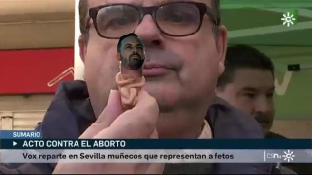 Uno de los 'memes' que se han hecho para reírse del acto