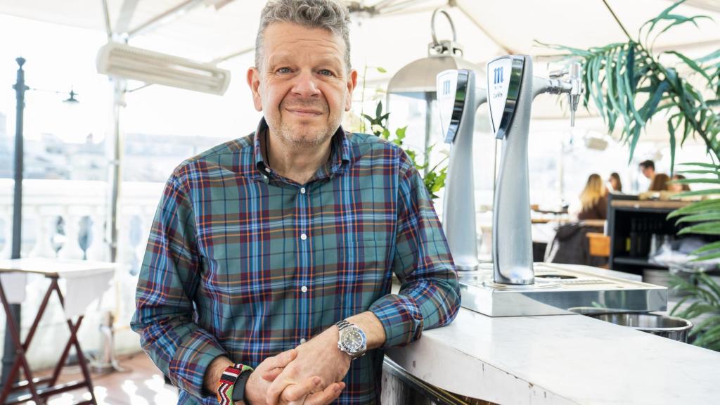 Alberto Chicote, en una terraza.