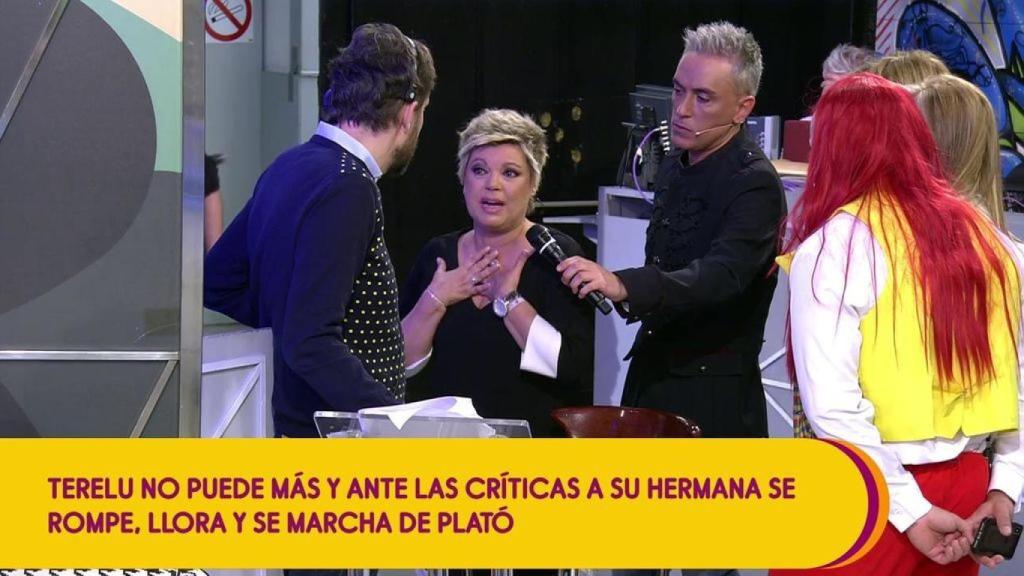 Terelu fue la última de las Campos en abandonar el programa.