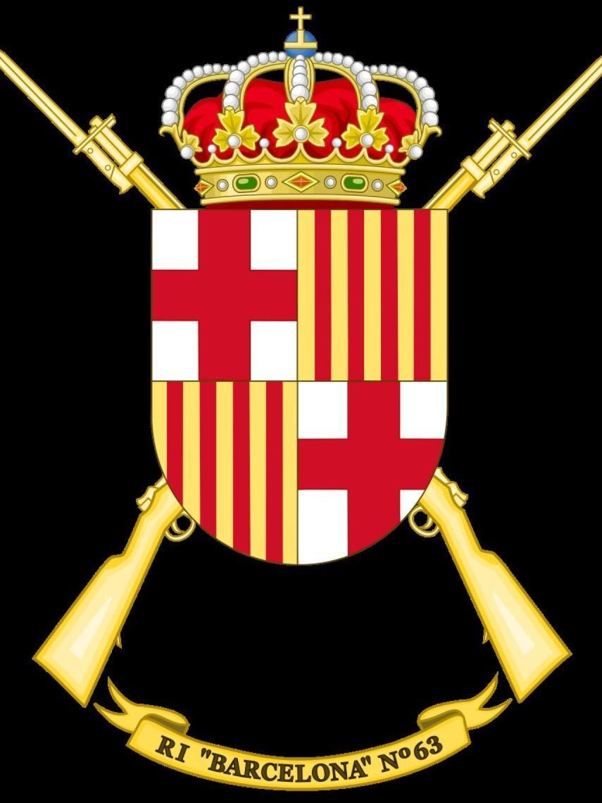 Escudo del regimiento Barcelona 63.