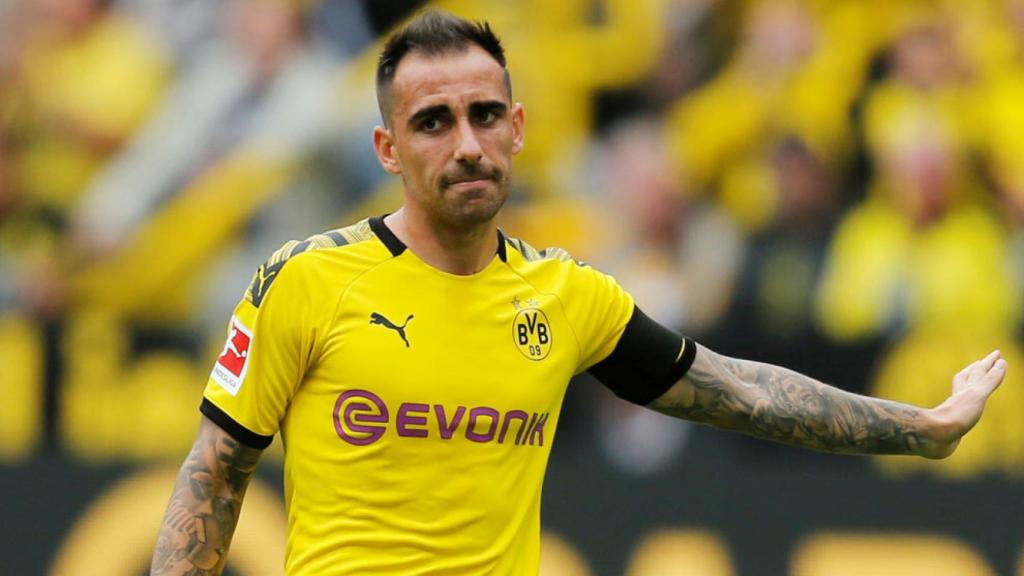 Paco Alcácer, con el Borussia Dortmund