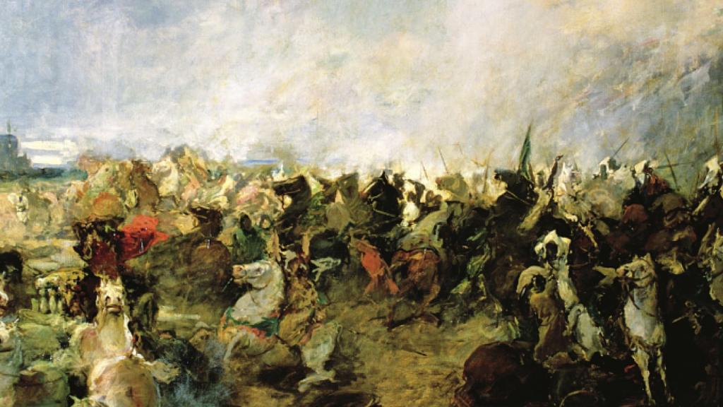 La batalla de Guadalete.