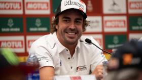 Fernando Alonso, antes del Rally Dakar