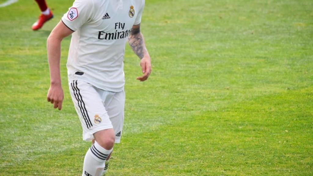 Manu Hernando, en un partido del Castilla