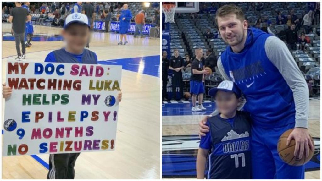 Doncic, otro recital y un gesto de crack con un pequeño fan que padece epilepsia