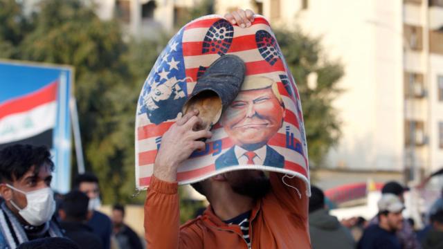 Manifestación contra Trump en las calles de Teherán